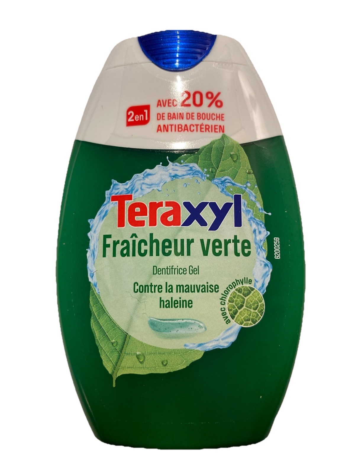 Dentifrice gel Teraxyl fraîcheur verte anti-mauvaise haleine lot de 3