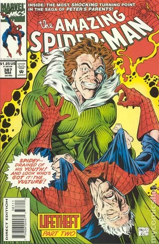 Amazing Spider-Man #387 FN 1994 Stock Image