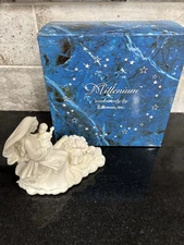 Vintage 1998 Millenium By Roman Inc. Angel W/child “ Peace” religious figurine