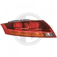 Diederichs RüCkleuchte Links Schwarzer Reflektor FüR Audi TT Baujahr 2006-2010