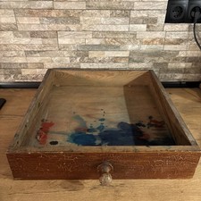 alte Schublade aus Küchenschrank / Einschub Lade Kasten Holzfach