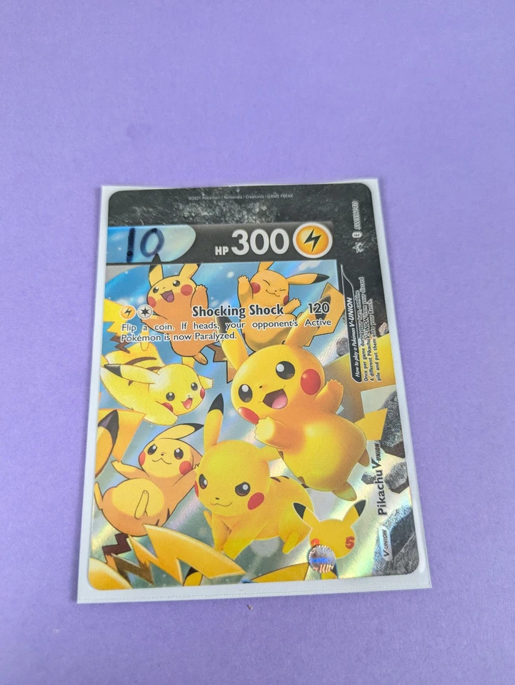 Pikachu V-UNION - SWSH140- Promo Sword & Shield Promos - Pokemon Card - NM - Image 3 of 3