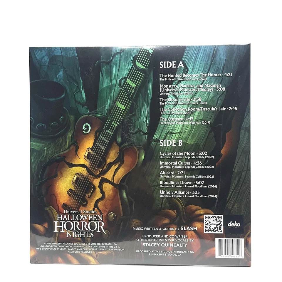 SLASH Vinyl LP Halloween Horror Nights Volume 2 Universal Studios Hollywood - Image 2 of 3