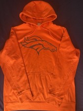Denver Broncos Men's Hoodie Orange Size L