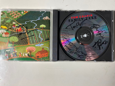Tom Chapin Family Tree CD Signed by Band Members 2001 VG