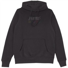 Image of Official Magic: The Gathering Logo & Mana Lines Adults Hoodie Black