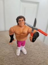 Vintage 1990 WWF Hasbro Brutus the Barber Beefcake Complete w/ Scissors Figure