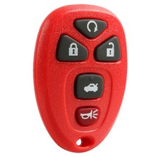 Remote Keyless Entry Car Key Fob Replacement For Chevrolet Red 5b (22733524)