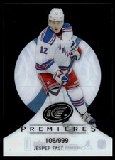 2013-14 Upper Deck Ice Jesper Fast 106/999 New York Rangers #65