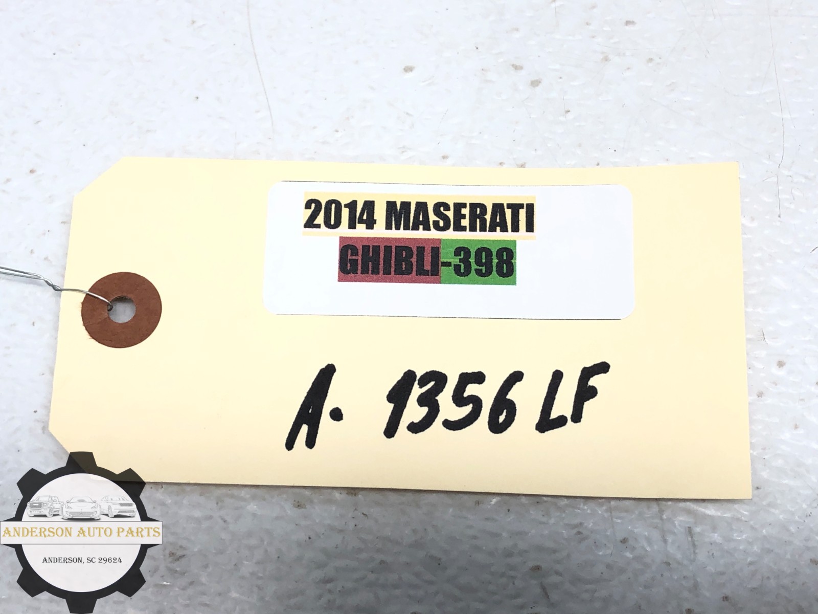 2014-2020 MASERATI GHIBLI LEFT DRIVER FRONT SUNVISOR SUN VISOR OEM #NOTE