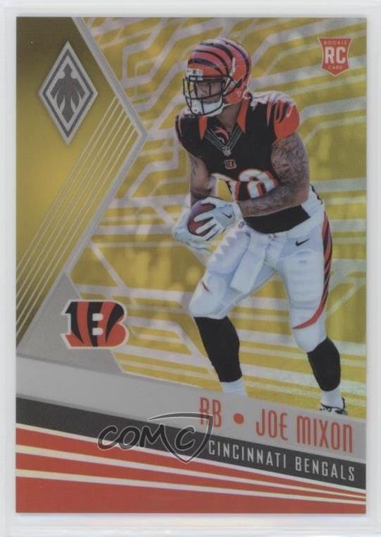 2017 Panini Phoenix Rookies Yellow 54/75 Joe Mixon #119 0w8