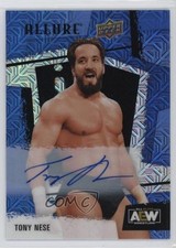 2022 Upper Deck Allure AEW Blue Line Auto 3/35 Tony Nese #92 Auto 0st6