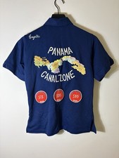 1978 Panama Canal chain stitched men s collared shirt size m