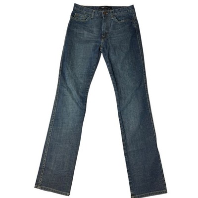 Johan by J. Lindeberg Logan Emerald Blue Jeans Men s 29x34 Slim Straight Stretch