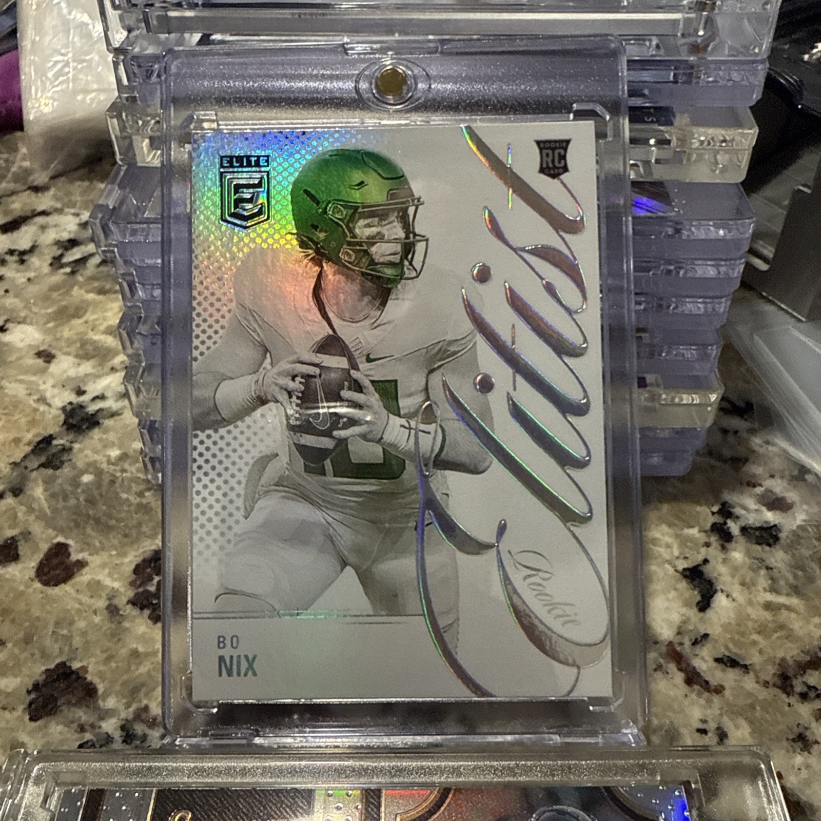 2024 Panini Donruss Elite Rookie Elitist #13 Bo Nix