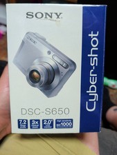 Broken Sony CyberShot DSC-S650 7.2 M.P. Digital Camera Non-working Parts Only