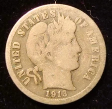 1913-S Barber dime better date