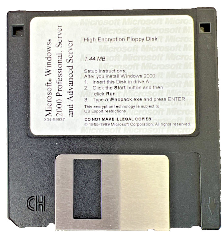 Microsoft Windows 2000 Professional, Server and Advanced Server Boot Disk