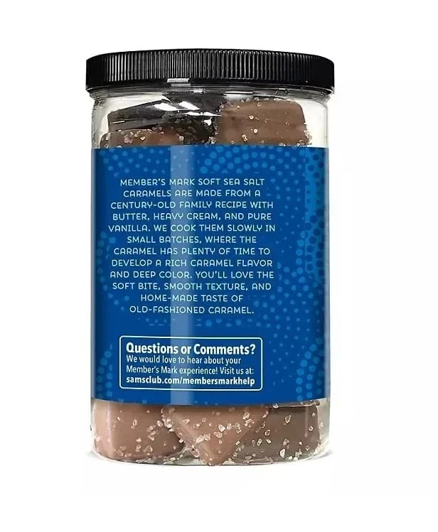 Chocolate ao leite caramelos macios de sal marinho, chaleira cozida com manteiga de verdade, 36 oz - Imagem 4 de 4