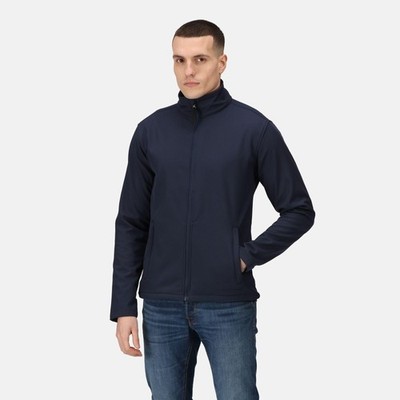 Regatta Reid navy Herren wasserabweisende schnelltrocknende Softshelljacke #TRA654