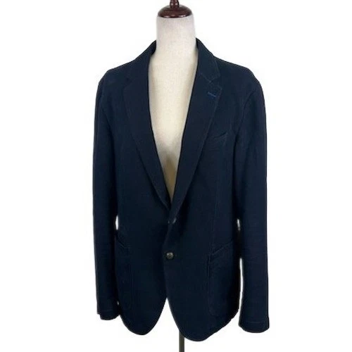 JOOP! Casual Men's Navy Blue Florence Twill Blazer Jacket Size 50R EU USA 40R