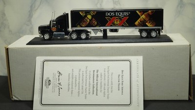 Matchbox 1:100 Ford Aeromax LKW Sattelzug US Truck Dos Equis Bierwerbung 34828