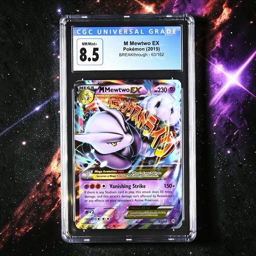 M Mewtwo-EX graded CGC 8.5 for sale on eBay