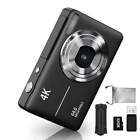 Watso-Digital Camera, Fhd 1080P Kids Camera 64Mp Point And Shoot Digital Cameras