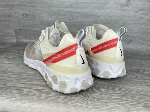 Nike React Element 87, Sz: UK 11, EU 46, US 12, AQ1090-100, Sail - Light Bone - Picture 19 of 24