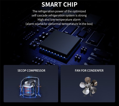 -80℃ Ultra Low Demperature Cryogenic Chest Freezer Deep Refrigerator 21.9 cu.ft. - Picture 14 of 16