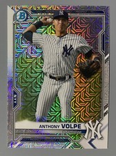 2021 Bowman Chrome Anthony Volpe Mega Box Mojo Refractor #BCP-85 Yankees