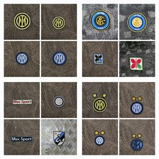 Toppe Patches Stemma Calcio Inter Mec Sport-Biscione Termoadesive Ricamate!