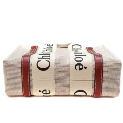 Chloe Woody Small Tote Bag 2WAY Bag Shoulder Bag Handbag