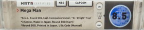 Nintendo NES *Mega Man* WATA 8.5 CIB "Dr. Wright" Round SOQ NTSC First Print