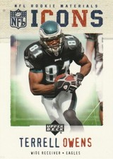 2005 Upper Deck Rookie Materials Icons #IC12 Terrell Owens
