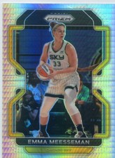 2022 Panini Prizm WNBA EMMA MEESSEMAN #123 SILVER HYPER PRIZM SKY