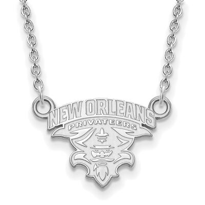 New Orleans Privateers School Logo Charm Pendant Necklace in