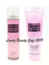 BATH  BODY WORKS / A THOUSAND WISHES / FRAGRANCE MIST  BODY CREAM BUNDLE SET