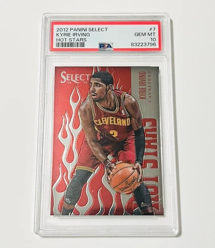 2012-13 Kyrie Irving PSA 10 Panini Select Hot Stars Rookie Rc #7
