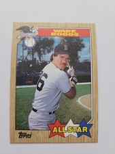1987 TOPPS WADE BOGGS ALL-STAR TEAM #608 NM