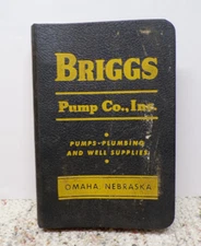 1955 Briggs Pump Co Pumps-Plumbing-& Well Supplies Price Book Omaha Nebraska