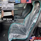 30Pcs Car Garage Plastic Clear Seat Cover Vehicle Protect Mechanic Valeter 