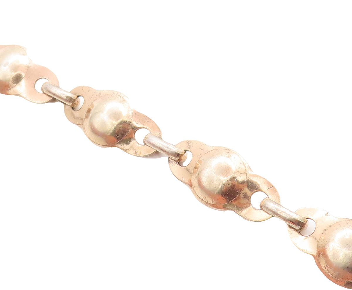 NAPIER 925 Sterling Silver Vintage Shiny Anchor Link Chain 