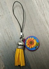 Cell Phone Charm Sunflower  Tassel Phone Case Accessories Summer Sun Flowers