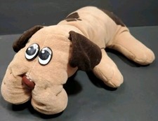 Pound Puppies Plush Vintage 1985 Dog 17" Stuffed Animal Brown Tan Missing Collar