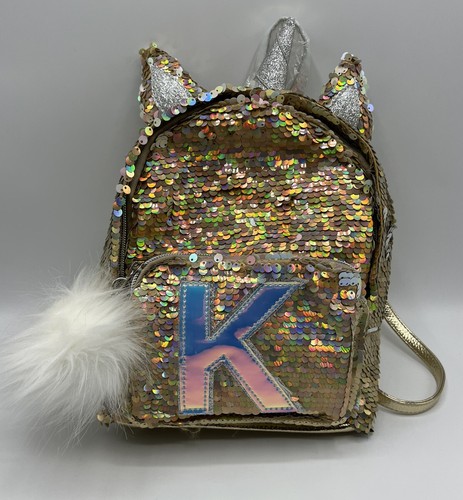 K Monogram Gold \u0026 Silver Unicorn Flip 