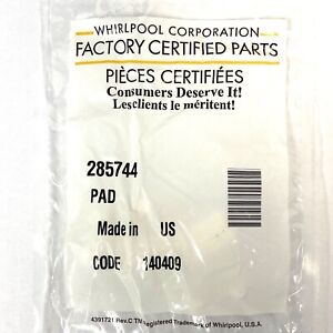 Genuine OEM Whirlpool Kenmore Washer Wear Pads 285744 Wp285744 for sale online