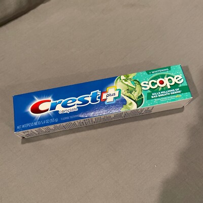 NEW CREST TOOTHPASTE - SELECT YOUR PRODUCT: 3D WHITE ADVANCED, PRO-HEALTH, SCOPE