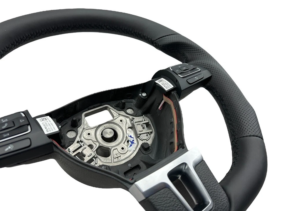 AUSTAUSCH Lenkrad Lederlenkrad Multifunktion Vw T5 Multivan Abgeflacht - Bild 2 von 4