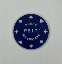 1 Blue Poker P.S.I.T. Superstars Invitational Tournament - Casino Chip